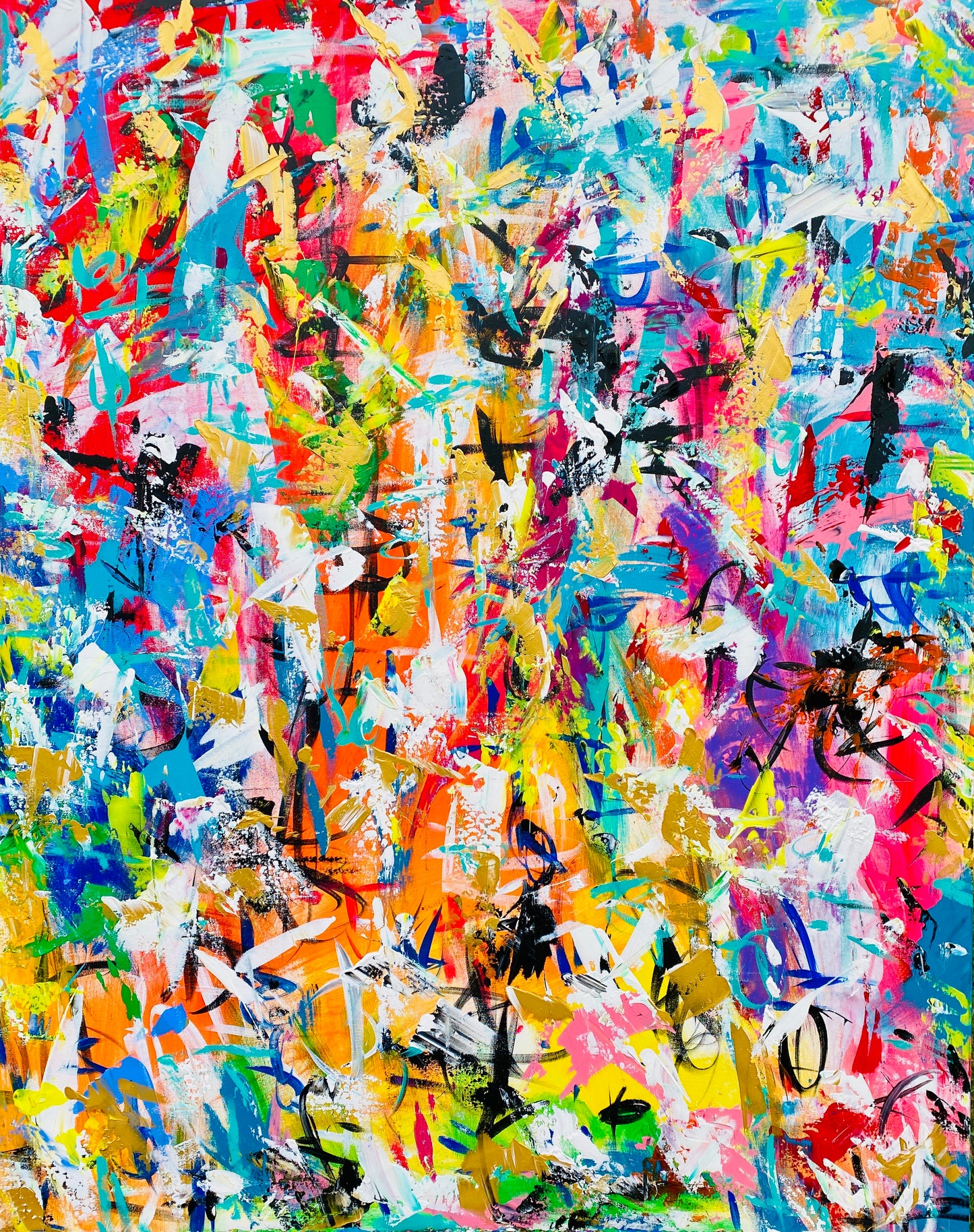 Spontaneous Combustion (Live Painting for Washington Performing Arts)