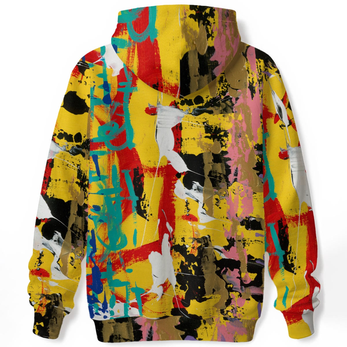 Visual Juju 3 All-Over Print Unisex Pullover Hoodie Cotton