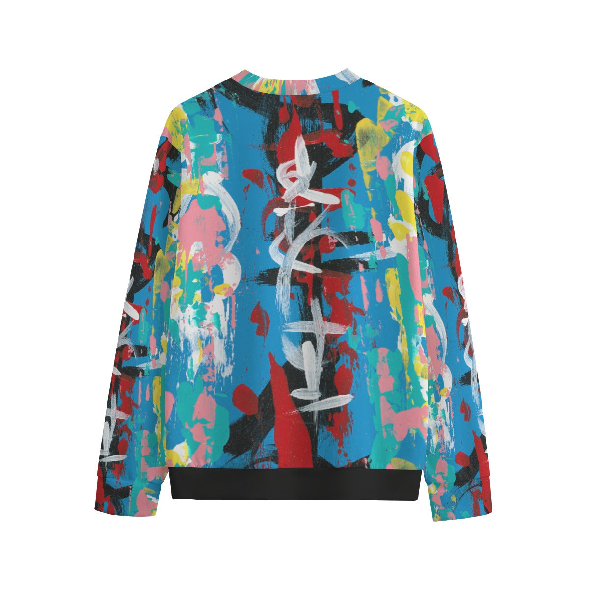 Visual Juju 4 All-Over Print Sweatshirt Cotton