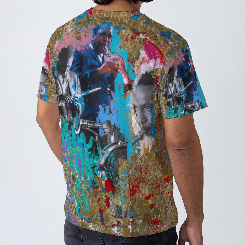 Soular Coltrane All-Over Print Cotton T-Shirt