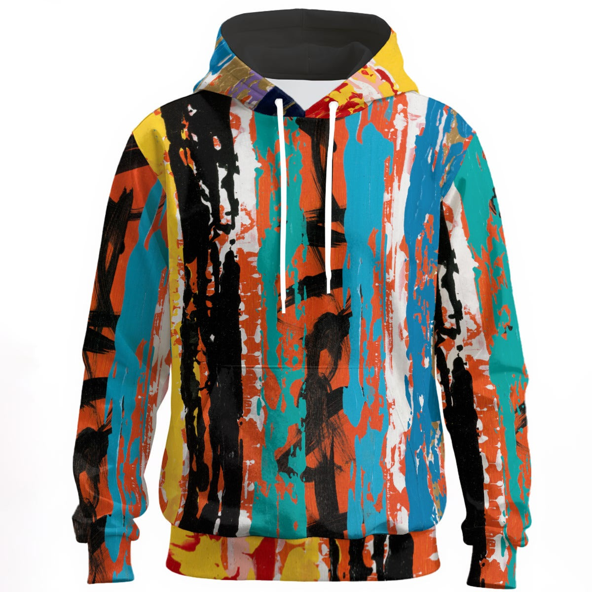 Visual Juju 2 All-Over Print Unisex Pullover Hoodie Cotton