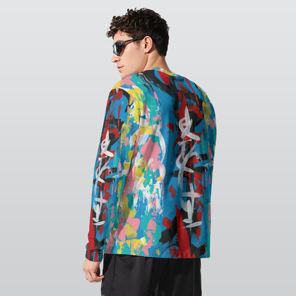 Visual Juju 4 All-Over Print Long Sleeve T-Shirt Cotton