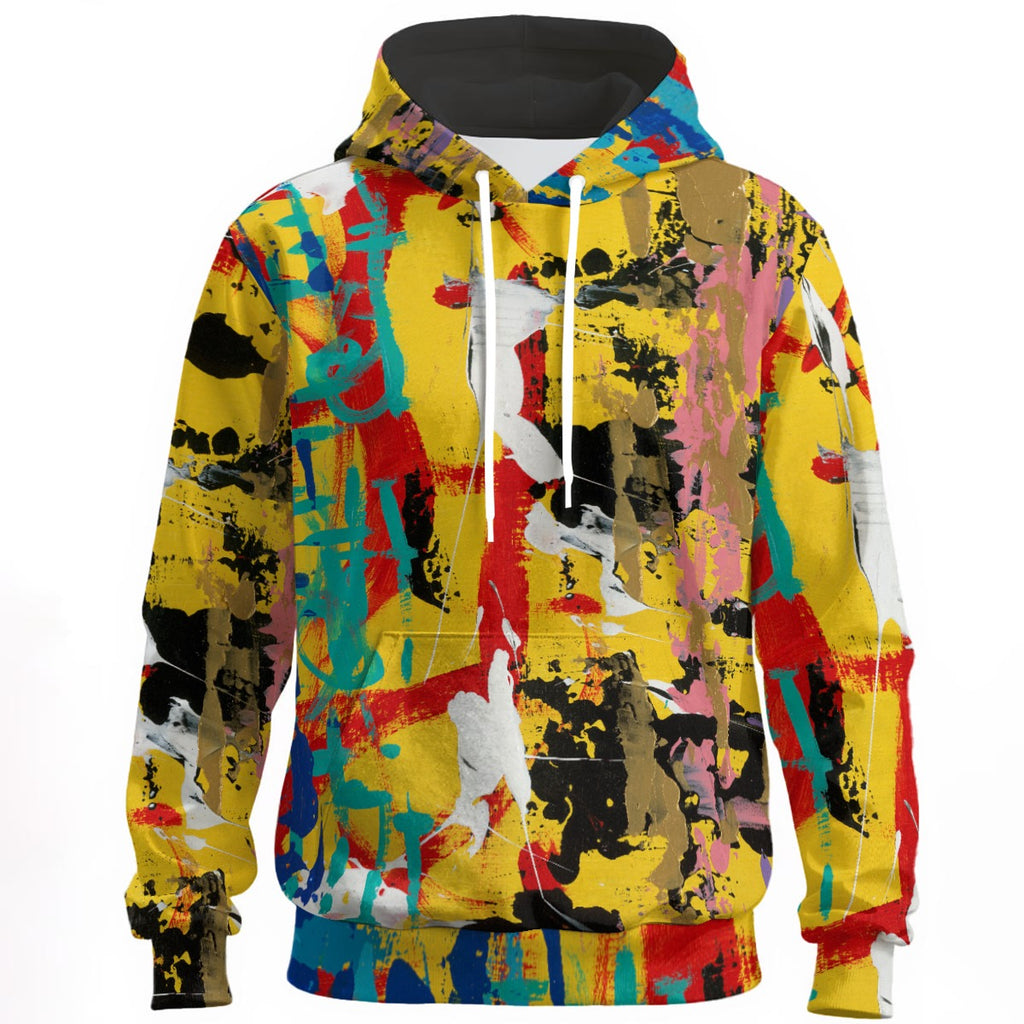 Visual Juju 3 All-Over Print Unisex Pullover Hoodie Cotton