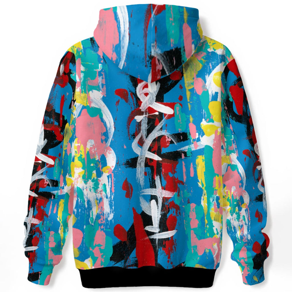 Visual Juju 4 All-Over Print Unisex Pullover Hoodie Cotton