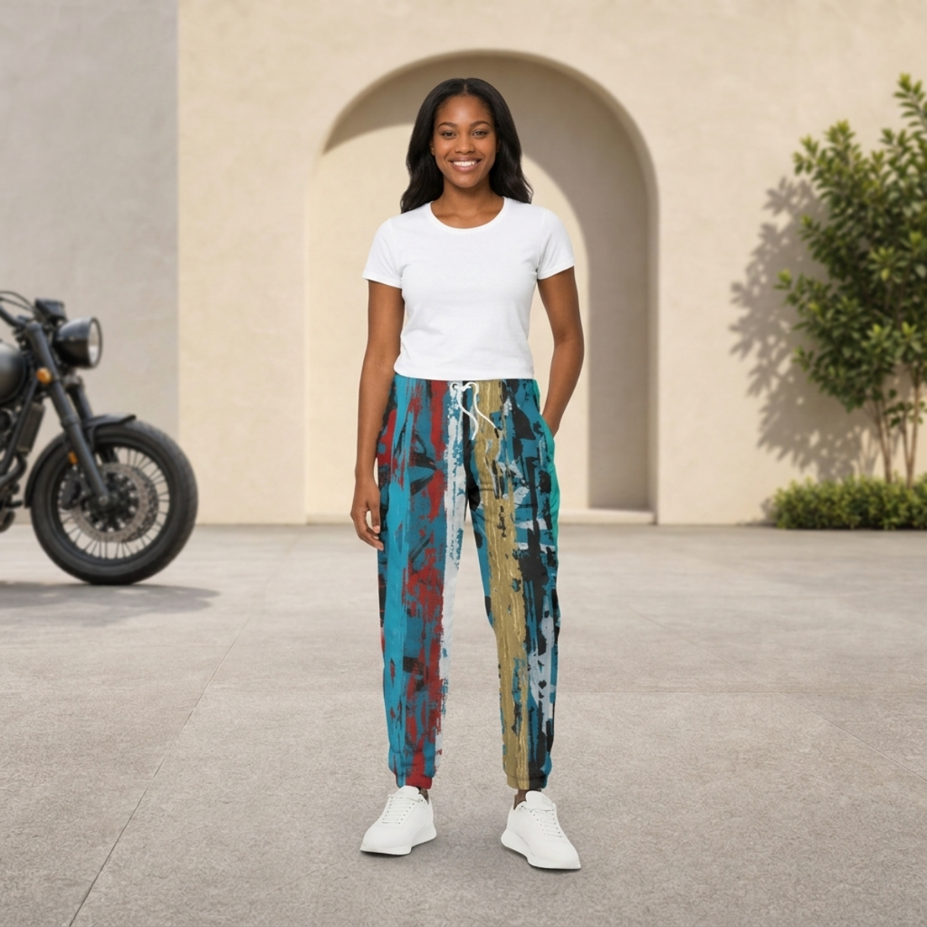 Visual Juju 1 All-Over Print Unisex Pants Cotton