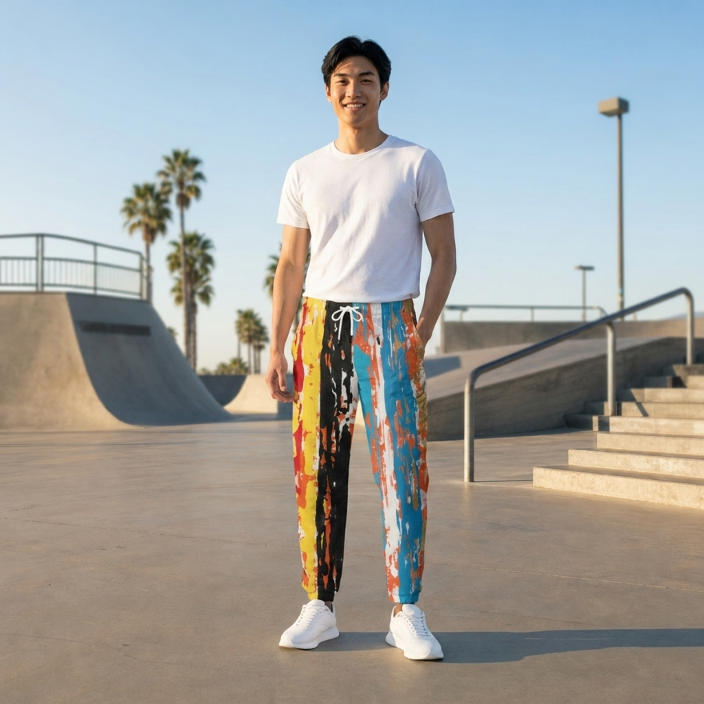 Visual Juju 2 All-Over Print Unisex Pants Cotton